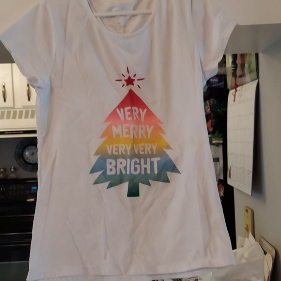 Girls Christmas tee - Picture 1 of 4